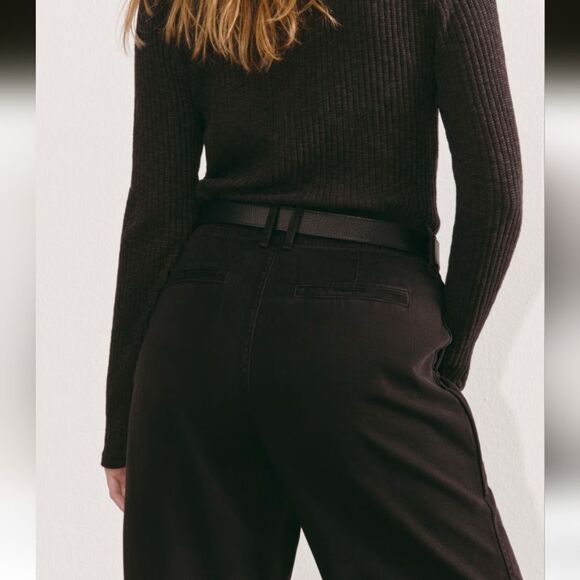 Everlane The Utility Pant In Buttersoft Black Size 6 - Picture 11 of 13